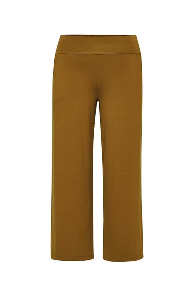 Anja Model Hardal Renk Büyük Beden Pantolon - Anja/Sennep